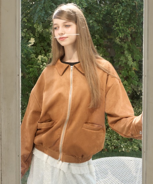 セール】スエードライクジャケット/suede-like jacket（その他アウター