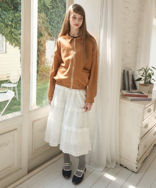 Birthday room（バースデイルーム）の「スエードライクジャケット/suede-like jacket（その他アウター・レディース・ブラウン・FREE）」の8枚目の写真