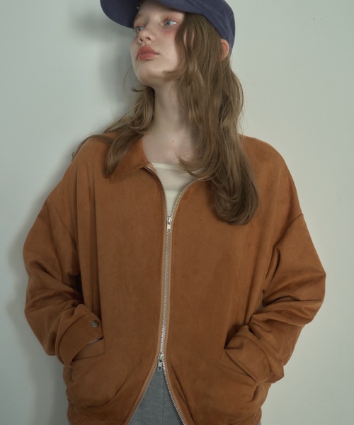 Birthday room（バースデイルーム）の「スエードライクジャケット/suede-like jacket（その他アウター・レディース・ブラウン・FREE）」の13枚目の写真