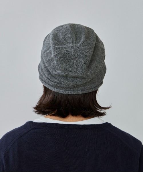 OVERRIDE（オーバーライド）の「OVERRIDE  WASHABLE MERINO BEANIE / オーバーライド（ニットキャップ/ビーニー・メンズ・ワイン/ブラック/ベージュ/ネイビー/グレー・57~59cm）」の13枚目の写真