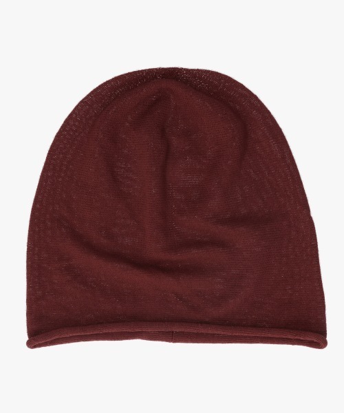 OVERRIDE（オーバーライド）の「OVERRIDE  WASHABLE MERINO BEANIE / オーバーライド（ニットキャップ/ビーニー・メンズ・ワイン/ブラック/ベージュ/ネイビー/グレー・57~59cm）」の22枚目の写真