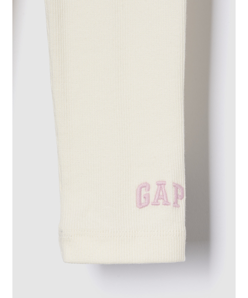 GAP（ギャップ）の「Gapロゴ ブラナン フェイバリット リブレギンス (幼児・ベビー)（レギンス/スパッツ・キッズ・グレー/アイボリー/ネイビー・70cm/80ｃｍ/90cm/95cm/100cm/105cm/110cm）」の8枚目の写真