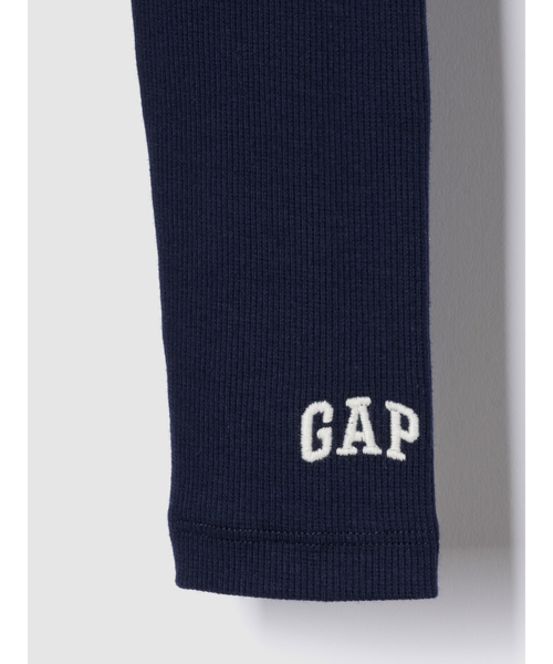 GAP（ギャップ）の「Gapロゴ ブラナン フェイバリット リブレギンス (幼児・ベビー)（レギンス/スパッツ・キッズ・グレー/アイボリー/ネイビー・70cm/80ｃｍ/90cm/95cm/100cm/105cm/110cm）」の9枚目の写真