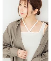 Te chichi TERRASSE | 【接触冷感】ホルターネックタンクトップ(タンクトップ)
