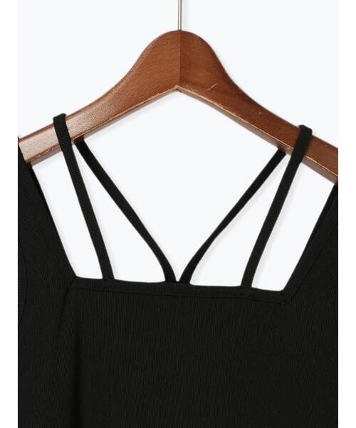 Te chichi TERRASSE（テチチテラス）の「【接触冷感】ホルターネックタンクトップ（タンクトップ・レディース・ブラック/オフホワイト/キナリ・F）」の20枚目の写真