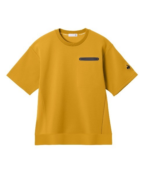 le coq sportif(ルコックスポルティフ)の「【ルコックスポルティフ】吸汗/ストレッチ/UVカットアクティブ半袖スウェット(スウェット・レディース・ネイビー/イエロー/レッド・M/L/S/XL)」の3枚目の写真
