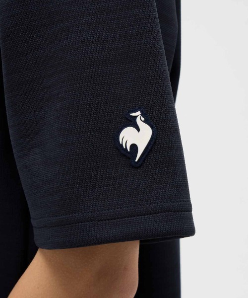 le coq sportif(ルコックスポルティフ)の「【ルコックスポルティフ】吸汗/ストレッチ/UVカットアクティブ半袖スウェット(スウェット・レディース・ネイビー/イエロー/レッド・M/L/S/XL)」の8枚目の写真