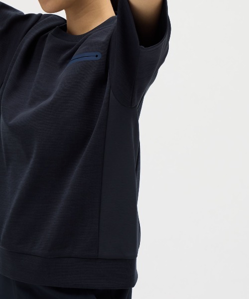 le coq sportif(ルコックスポルティフ)の「【ルコックスポルティフ】吸汗/ストレッチ/UVカットアクティブ半袖スウェット(スウェット・レディース・ネイビー/イエロー/レッド・M/L/S/XL)」の9枚目の写真