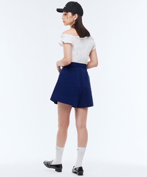 Narcissus(ナルシス)の「ハーフタックパンツ フレア(その他パンツ・レディース・ピンク/ネイビー・FREE)」の4枚目の写真