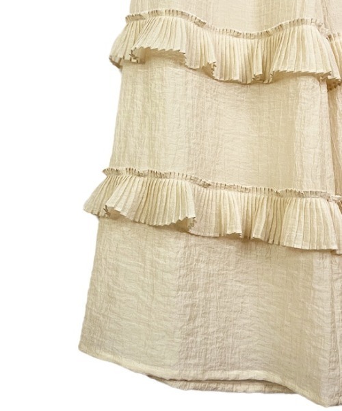 HONEY MI HONEY（ハニーミーハニー）の「chiffon wide pants（その他パンツ・レディース・ベージュ/ホワイト・FREE）」の20枚目の写真