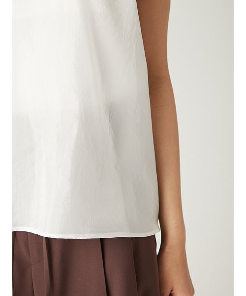 FRAY I.D（フレイアイディー）の「2wayギャザーフリルブラウス（シャツ/ブラウス・レディース・ホワイト/ブラウン/その他・F）」の11枚目の写真