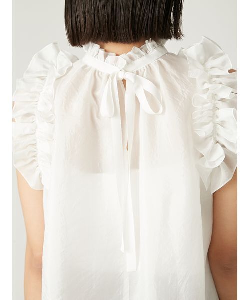 ブラウス シャツ 2wayギャザーフリルブラウス レディース FRAY I.D｜2wayギャザーフリルブラウス | Rakuten Fashion(楽天