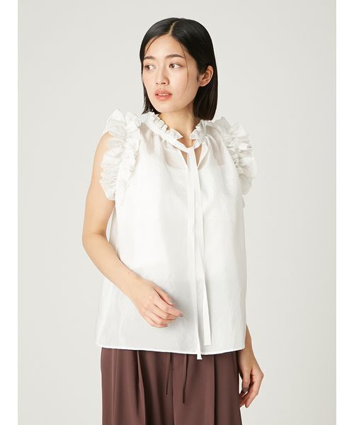 2wayギャザーフリルブラウス（シャツ/ブラウス）｜FRAY I.D