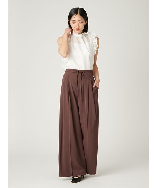 FRAY I.D（フレイアイディー）の「2wayギャザーフリルブラウス（シャツ/ブラウス・レディース・ホワイト/ブラウン/その他・F）」の19枚目の写真