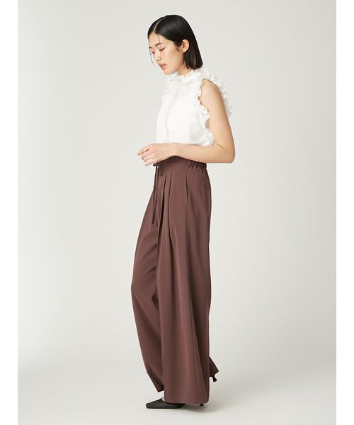 FRAY I.D（フレイアイディー）の「2wayギャザーフリルブラウス（シャツ/ブラウス・レディース・ホワイト/ブラウン/その他・F）」の21枚目の写真