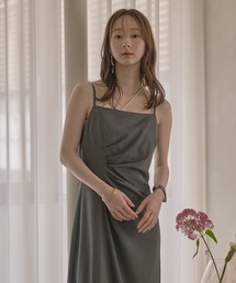 mideal ミニワンピース mideal（マイディール）の「spring tweed mini onepiece