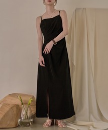 新品バックドレープワンピ ドレープ オープンバック ワンピース - ブラック | ZARA Japan