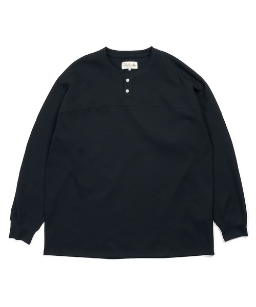 The DUFFER of ST.GEORGE（ザダファーオブセントジョージ）の「「AIR FLEX」SETUP HONEYCOMB HENLEY L/S TEE：機能素材 「エアフレックス」セットアップ ヘンリーネック ロンTEE（Tシャツ/カットソー・メンズ・ブラック/ネイビー・X-LARGE/LARGE/MEDIUM/SMALL）」の10枚目の写真