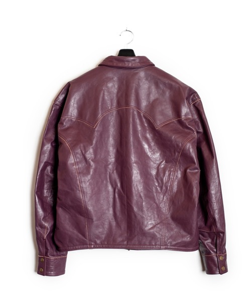 SEVESKIG（セヴシグ）の「SEVESKIG/セブシグ/LEATHER_SHIRTS_LT-SV-NRS-1003（ライダースジャケット・メンズ・ブラック/ピンク・SMALL/MEDIUM/LARGE/X-LARGE）」の16枚目の写真