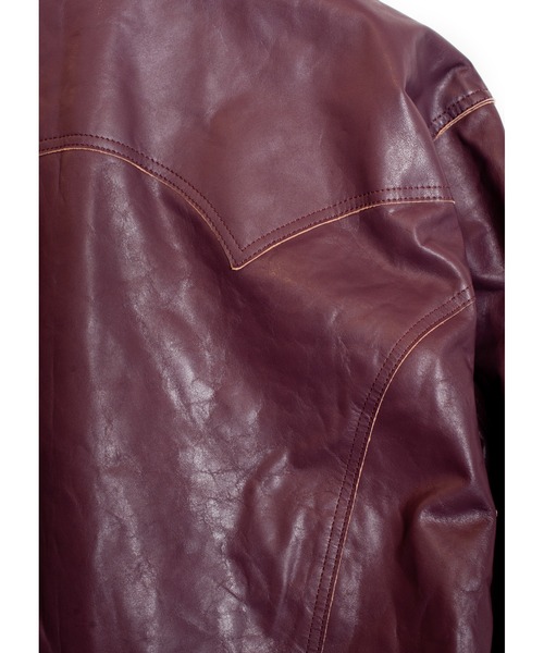 SEVESKIG（セヴシグ）の「SEVESKIG/セブシグ/LEATHER_SHIRTS_LT-SV-NRS-1003（ライダースジャケット・メンズ・ブラック/ピンク・SMALL/MEDIUM/LARGE/X-LARGE）」の18枚目の写真