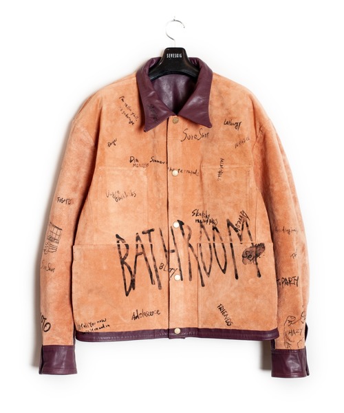 SEVESKIG（セヴシグ）の「SEVESKIG/セブシグ/LEATHER_SHIRTS_LT-SV-NRS-1003（ライダースジャケット・メンズ・ブラック/ピンク・SMALL/MEDIUM/LARGE/X-LARGE）」の19枚目の写真