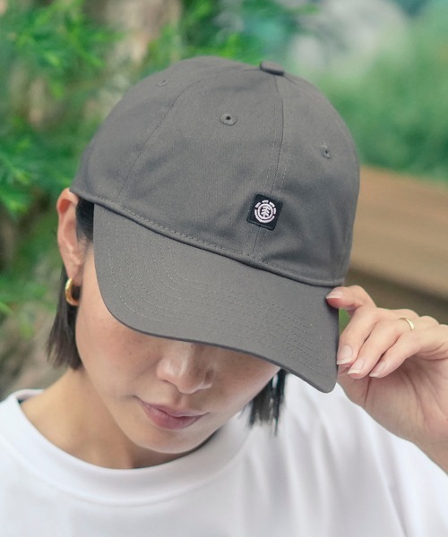 ELEMENT(エレメント)の「ELEMENT メンズ ICON DAD CAP TWILL キャップ 【2025年秋冬モデル】/エレメントツリーロゴワンポイントダッドキャップ(帽子)(キャップ・メンズ・ブラック/ブラウン系その他・FREE)」の1枚目の写真