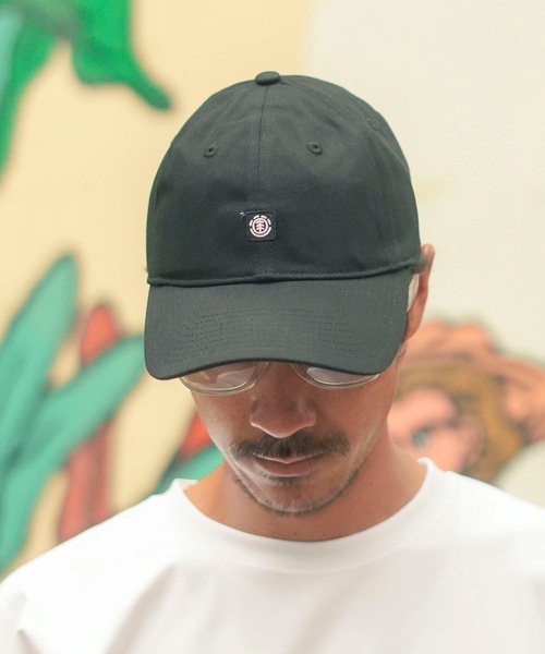 ELEMENT(エレメント)の「ELEMENT メンズ ICON DAD CAP TWILL キャップ 【2025年秋冬モデル】/エレメントツリーロゴワンポイントダッドキャップ(帽子)(キャップ・メンズ・ブラック/ブラウン系その他・FREE)」の2枚目の写真