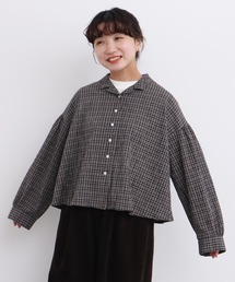 atelier do savon 　アダストリア長袖 　黒白チェック　美品 l'atelier du savon｜アトリエ ドゥ サボンのトップス（チェック