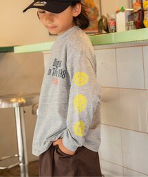 BREEZE | 【B NEWJACK 】スリーブグラフィックロンＴ_ジュニア対応(Tシャツ/カットソー)