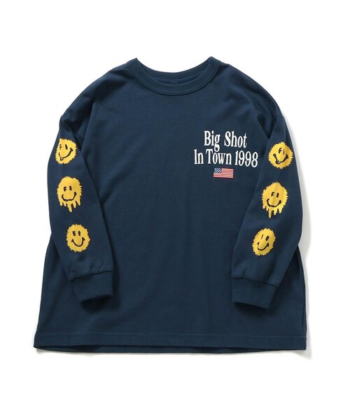 BREEZE(ブリーズ)の「【B NEWJACK 】スリーブグラフィックロンT_ジュニア対応(Tシャツ/カットソー・キッズ・オフホワイト/グレー/ネイビー/オレンジ・160/150/140/130/120/110/100/90)」の13枚目の写真