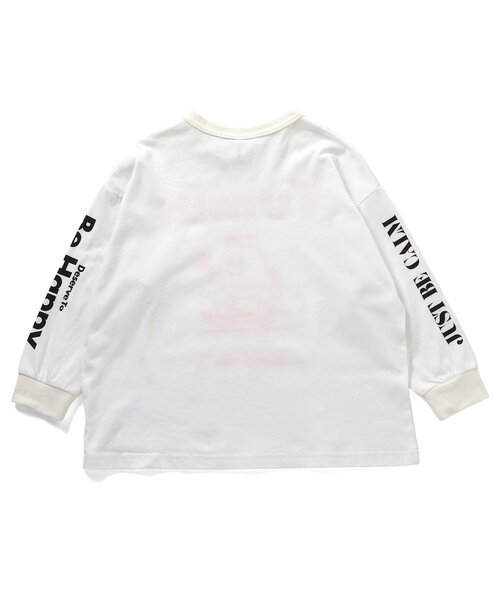 BREEZE(ブリーズ)の「【B NEWJACK 】スリーブグラフィックロンT_ジュニア対応(Tシャツ/カットソー・キッズ・オフホワイト/グレー/ネイビー/オレンジ・160/150/140/130/120/110/100/90)」の22枚目の写真