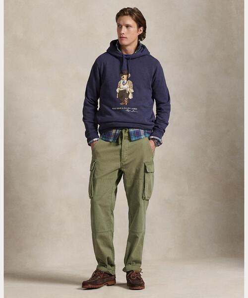 POLO RALPH LAUREN(ポロ ラルフ ローレン)の「Polo ベア フリース フーディ(パーカー・メンズ・ブルー・XXL/XS/XL/S/M/L)」の6枚目の写真
