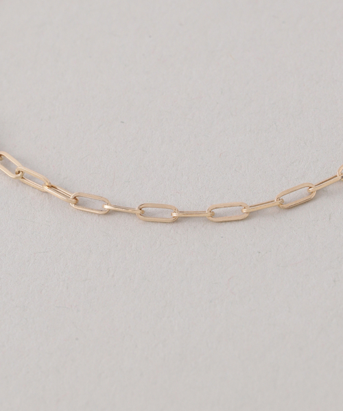 Lilas（リラ）の「ペーパークリップチェーン17cmブレスレット K18（ブレスレット・レディース・ゴールド・FREE）」の9枚目の写真