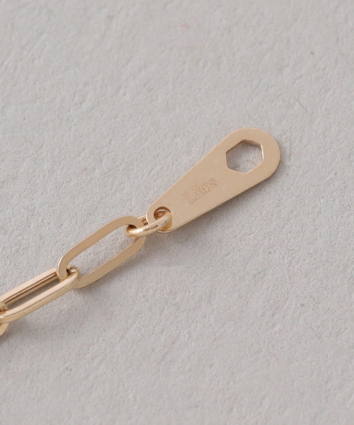 Lilas（リラ）の「ペーパークリップチェーン17cmブレスレット K18（ブレスレット・レディース・ゴールド・FREE）」の12枚目の写真