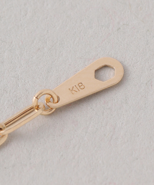 Lilas（リラ）の「ペーパークリップチェーン17cmブレスレット K18（ブレスレット・レディース・ゴールド・FREE）」の13枚目の写真