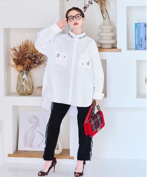 Chesty（チェスティー）の「フリルパンツ（その他パンツ・レディース・ブラック・0/1）」の4枚目の写真