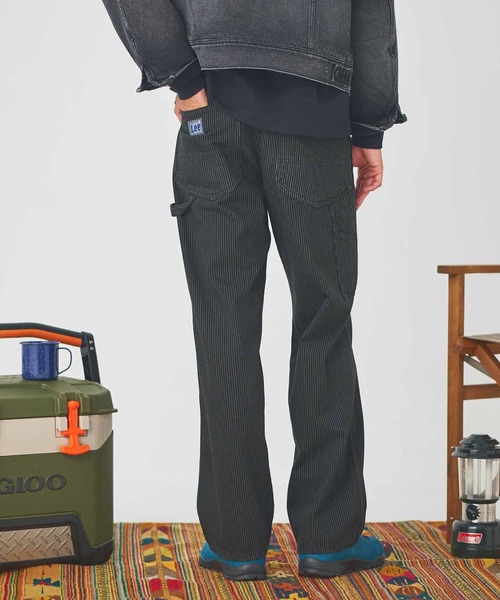 Lee/リー Dungreesワイドペインターデニムパンツ　ブラック 試着対象】DUNGAREES ワイドペインターパンツ/デニム