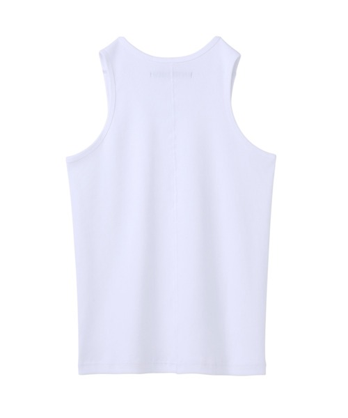 JOHN LAWRENCE SULLIVAN(ジョンローレンスサリバン)の「COTTON RIB SWITCHED TANK-TOP(タンクトップ・メンズ・ブラック/ホワイト・LARGE/SMALL/MEDIUM)」の4枚目の写真