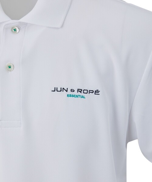JUN&ROPE'(ジュンアンドロペ)の「【ESSENTIAL】半袖ポロシャツ/UV(ポロシャツ・メンズ・レッド/ホワイト/ブラック/ブルー/カーキ/ネイビー・L/XXL/XL/M)」の7枚目の写真