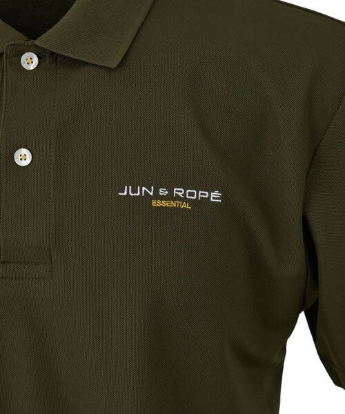 JUN&ROPE'(ジュンアンドロペ)の「【ESSENTIAL】半袖ポロシャツ/UV(ポロシャツ・メンズ・レッド/ホワイト/ブラック/ブルー/カーキ/ネイビー・L/XXL/XL/M)」の15枚目の写真