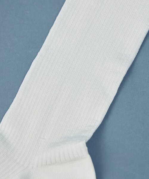 mystic(ミスティック)の「ニーハイソックス(ソックス/靴下・レディース・オフホワイト/チャコールグレー・ONE SIZE)」の7枚目の写真