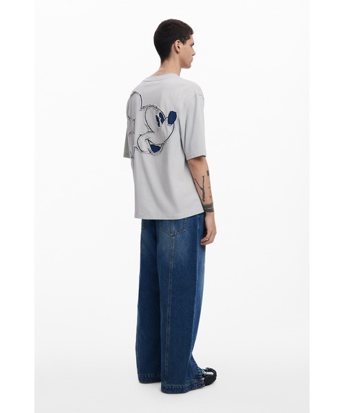 Desigual(デシグアル)の「ミッキーマウスパッチワークTシャツ(Tシャツ/カットソー・メンズ・ブラック・M/L/XL/S/XXL)」の4枚目の写真