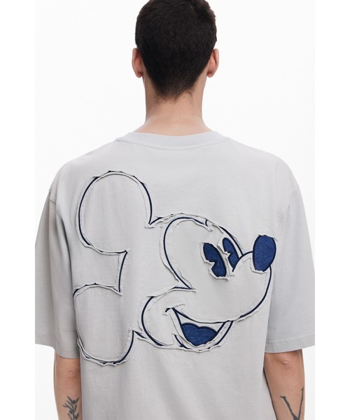 Desigual(デシグアル)の「ミッキーマウスパッチワークTシャツ(Tシャツ/カットソー・メンズ・ブラック・M/L/XL/S/XXL)」の6枚目の写真