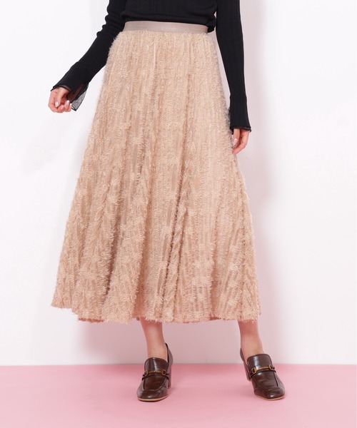 JILL by JILL STUART(ジルバイジルスチュアート)の「◇フェザーテープチュールスカート(スカート・レディース・ブルー/ホワイト/ベージュ・FREE)」の17枚目の写真