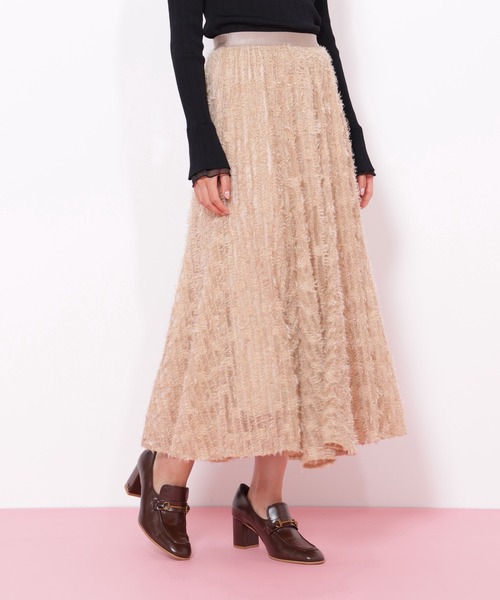 JILL by JILL STUART(ジルバイジルスチュアート)の「◇フェザーテープチュールスカート(スカート・レディース・ブルー/ホワイト/ベージュ・FREE)」の18枚目の写真