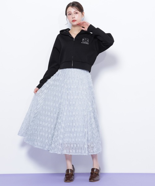 ◇フェザーテープチュールスカート（スカート）｜JILL by JILL STUART