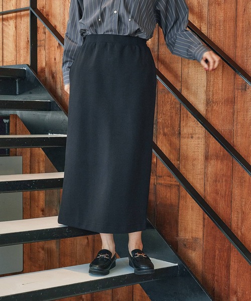 FOUND GOOD（ファウンドグッド）の「ダンボールタイトスカート（スカート・レディース・グレー系5/アイボリー/ブラック・S/M/L）」の19枚目の写真