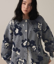 ニュアンスカウガラカーディガンLS 583234