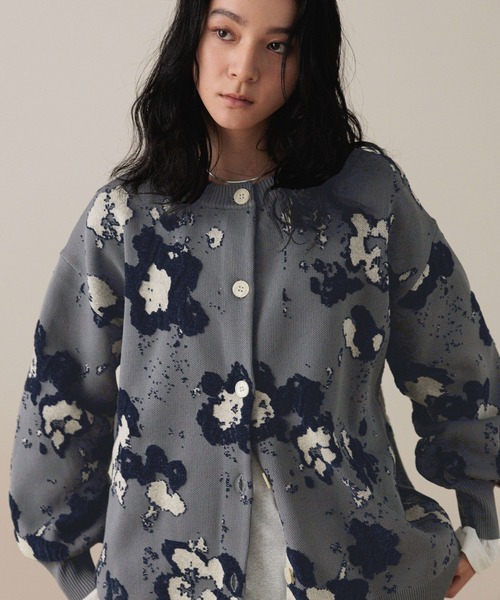 セール】ニュアンスカウガラカーディガンLS 583234（カーディガン