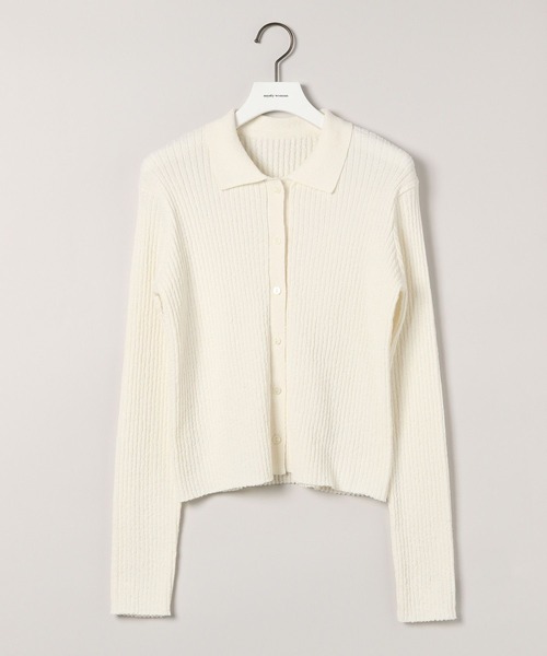 mysty woman（ミスティウーマン）の「ブークレ襟付きカーディガン 581462（カーディガン/ボレロ・レディース・アイボリー/ブルー/ブラウン・FREE）」の14枚目の写真